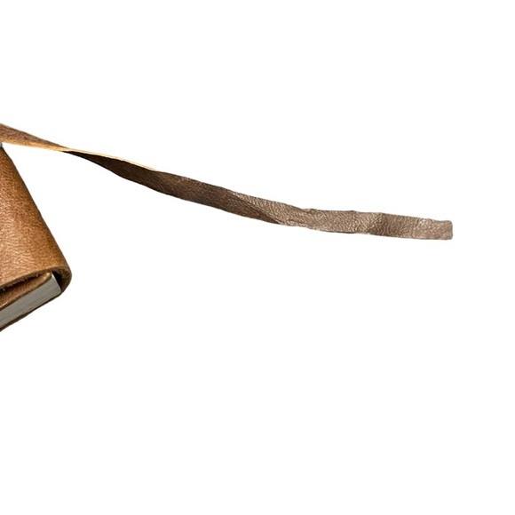 SMALL Handmade Leather Bound Booklet Journal Tablet - Picture 12 of 13